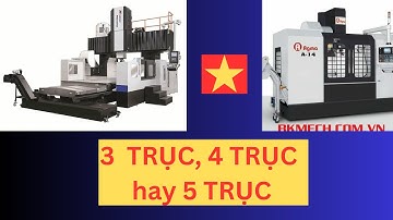 Nên chọn máy cnc 3 trục, 4 trục hay 5 trục