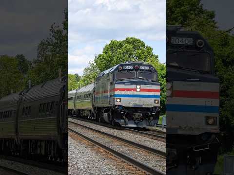 The Last Phase III NPCU, 90406 Leads Downeaster 684 @ Cross Road! - 6/19/26 #train #amtrak #shorts