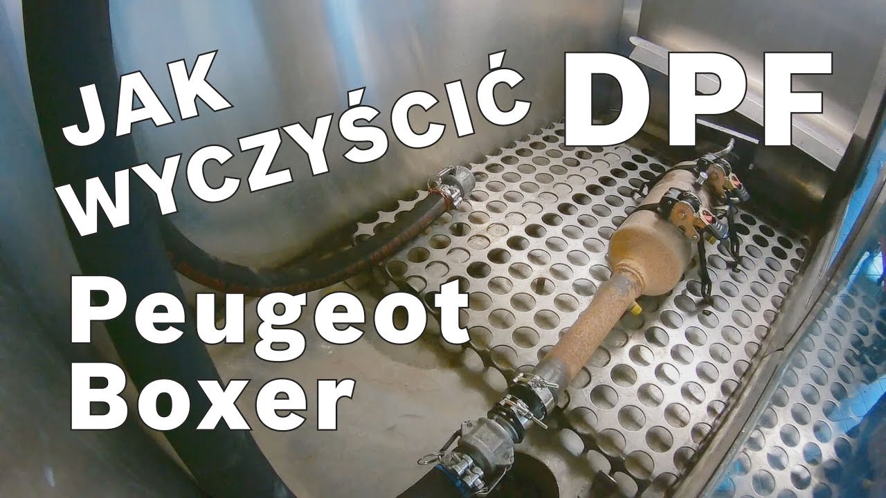 Jak wyczyścić filtr DPF/FAP Peugeot Boxer 2.2 HDI 150 KM z