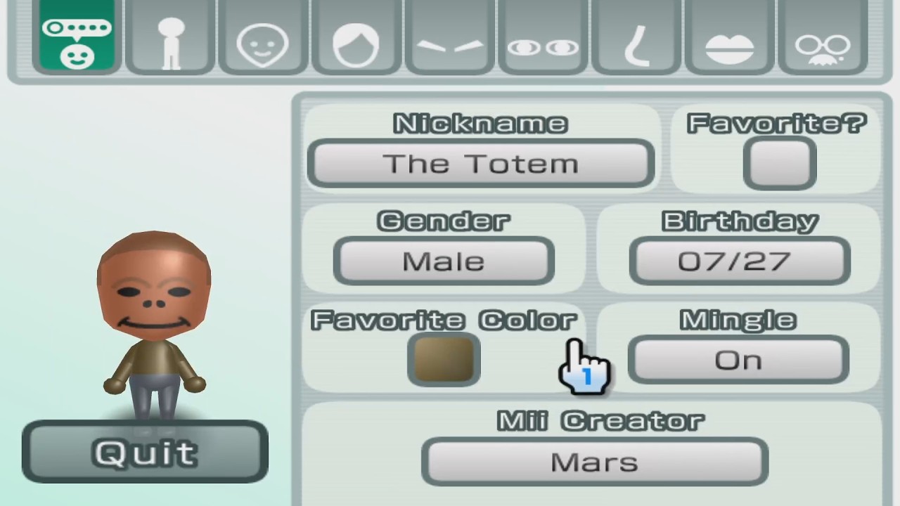 the monkey totem that i have in my house - Mii 4024 - YouTube