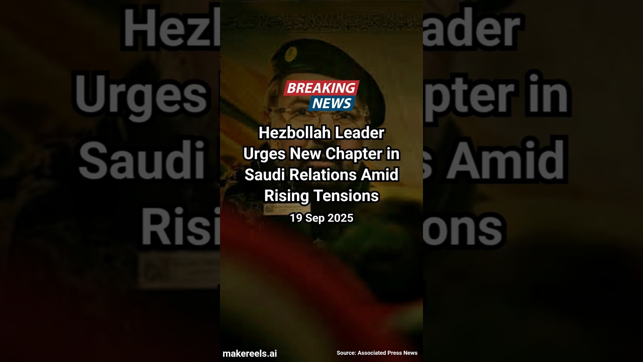 Hezbollah Leader Urges New Chapter in Saudi Relations Amid Rising Tensions 