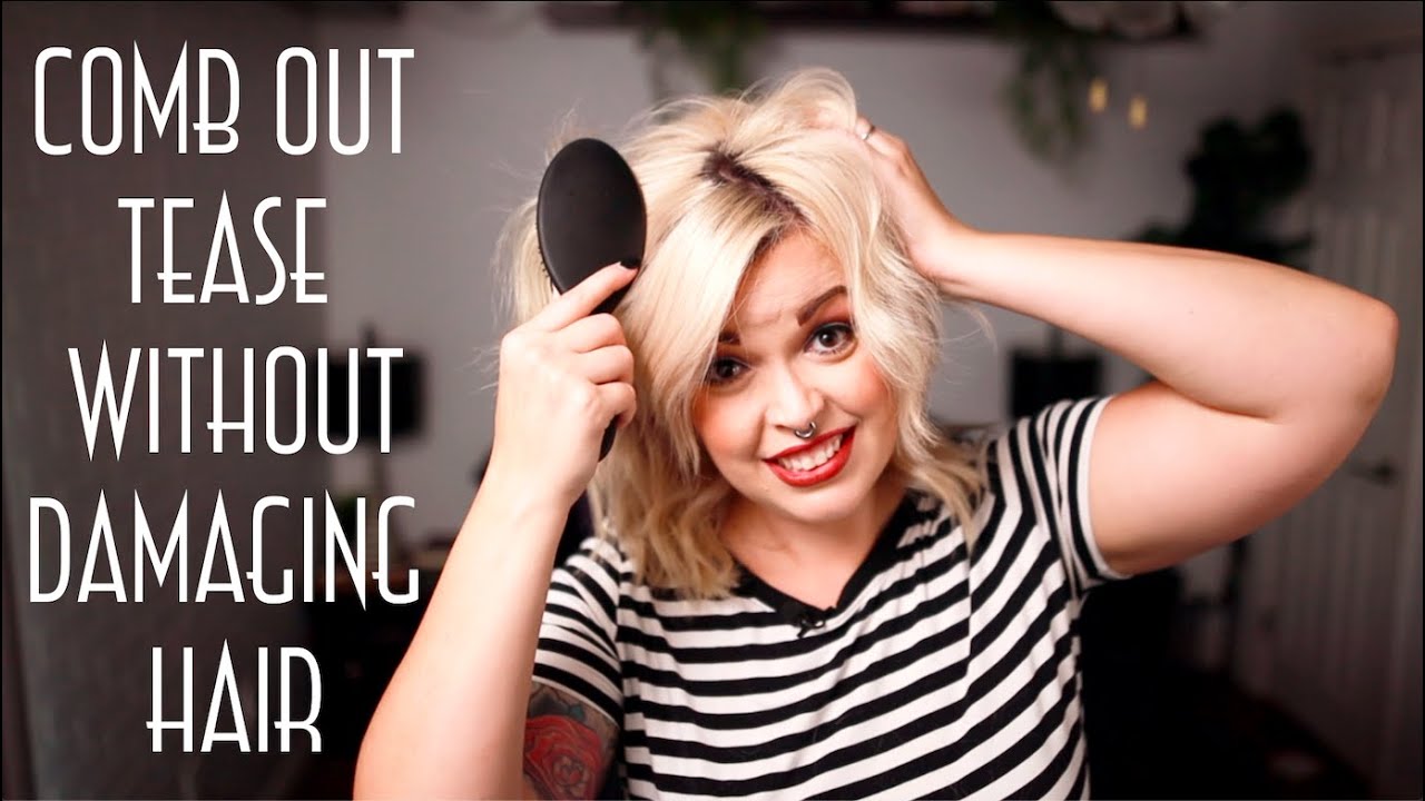 How To Wash Teased Hair