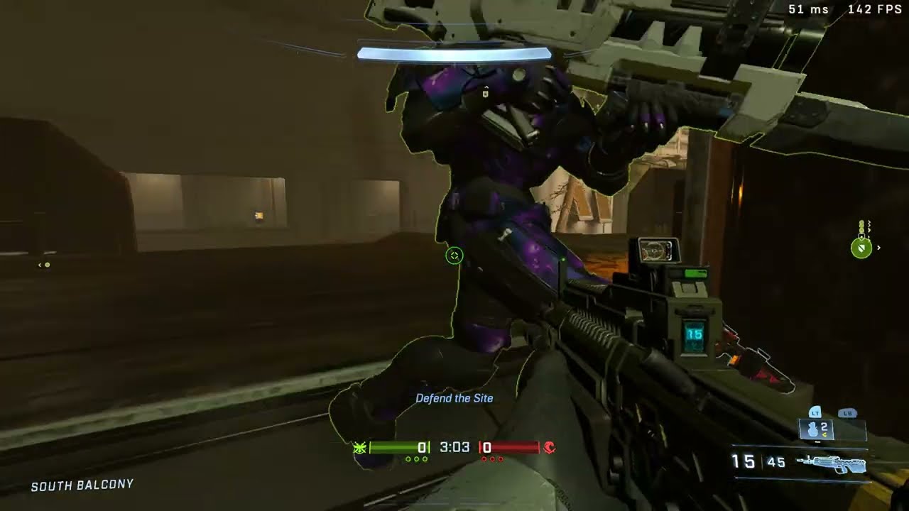 Halo Infinite - Ranked Squad Battle 1 Bomb on Refuge