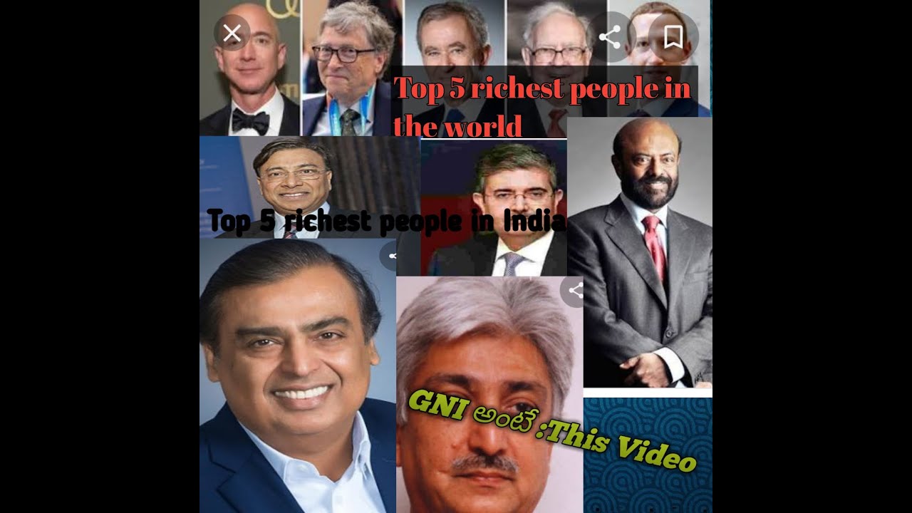 Top 5 richest people in the "World".Top 5 richest people ...