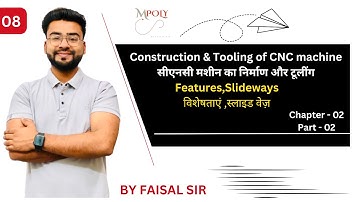 CNC Machines |Lecture 8 | Cha-2 P-2| Slideways |6th Sem Diploma|#mpoly |By Faisal Sir
