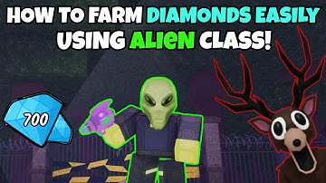 How To Farm Diamonds Easily Using The Alien Class  (99 Nights in the Forest)