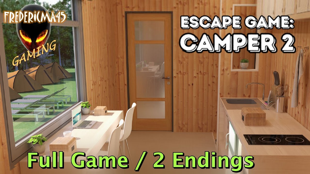 Escape Game Camper 2 FULL GAME Walkthrough / 2 Endings (Escape Game Free on Steam)