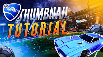Rocket League Thumbnail Tutorial | FREE PSD FILE | TismaCreate