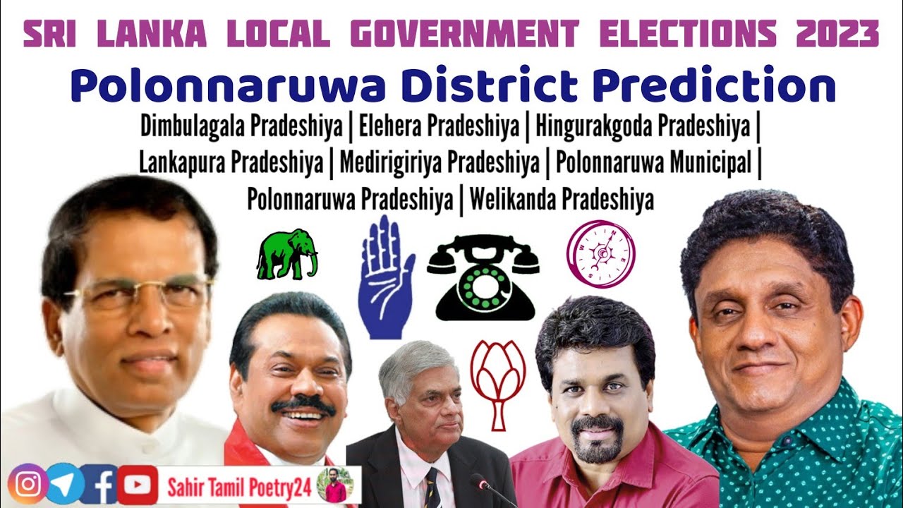 2023 election prediction sri lanka polannaruwa district srilanka