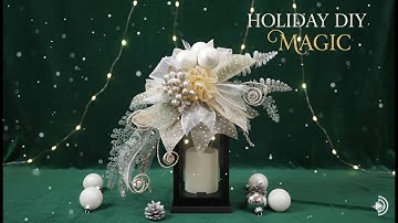 Create a Stunning Mini Lantern Swag for the Holidays | Bowdabra®