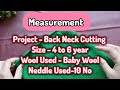 पीछे का गला कैसे घटाएं💕 decreasing back neck in sweater Hindi | Step By Step Tutorial