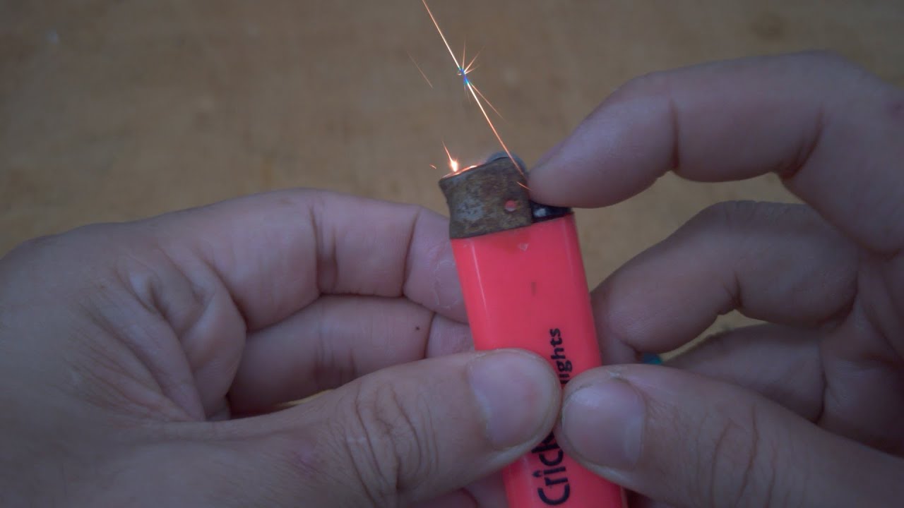 Comment allumer un briquet sans gaz