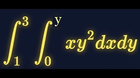 Double Integral of xy² over Region with x from 0 to y and y from 1 to 3 - Step by Step