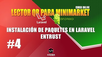 Instalación del Paquete Entrust en Laravel | CURSO LECTOR QR LARAVEL - ANDROID #4