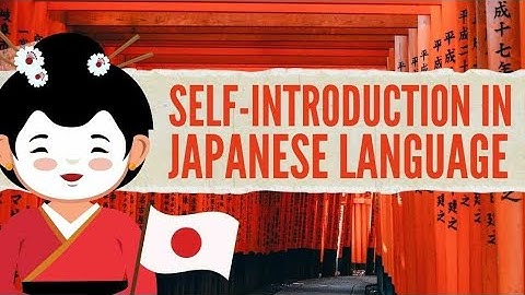 Self Introduction in Japanese Language | Ben S Kumar | SNS Institutions|