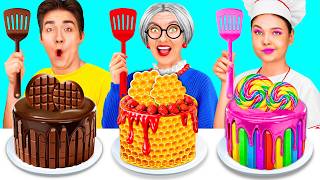 Me vs Grandma Cooking Challenge | Epic Food Battle by HAHANOM Challenge
