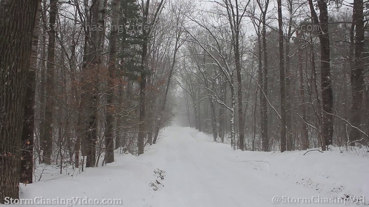 Snow Scenes from Rice Lake, WI - 1/15/2020