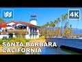 4k downtown santa barbara in california usa  2022 walking tour  travel guide  binaural sound