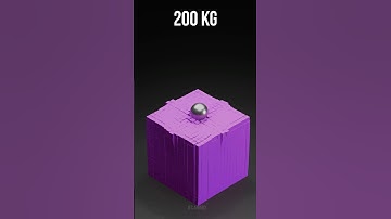 1000kg Ball vs Cubes | Blender Simulation