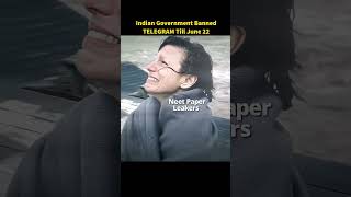 Telegram Banned In India ⭕ #telegram #trending #neet2026 #exam #reneet2026 #shorts