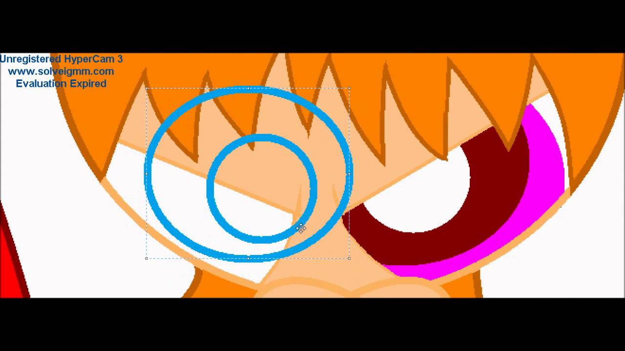 Berserk ( colored lines ) speedpaint