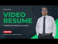 Video Resume for English presentation | DIU | CSE