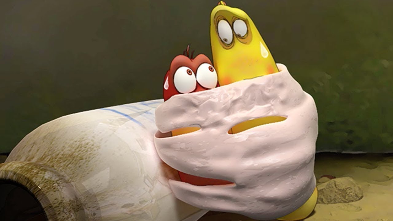 STICKY GUM TRAP - Larva | Crazy Cartoons | WildBrain Cartoons