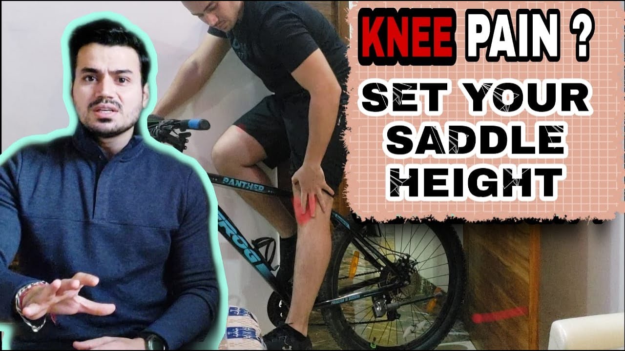 EASY AND QUICK WAY TO SET YOUR BICYCLE SADDLE HEIGHT NO MORE KNEE