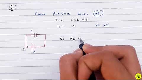 hc verma solution  | Capacitors | chapter 31 | question 50 | Free  Doubt Solution .by Rahul sir