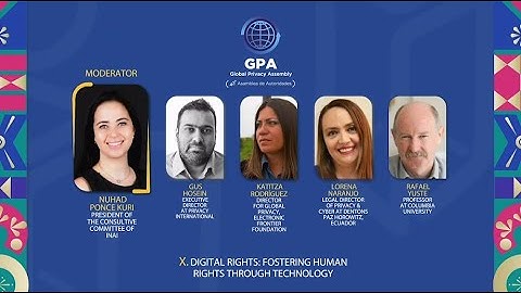 Parallel Session 10- Digital Rights: Fostering Human Rights through technology... - English