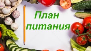 План питания, чтобы худеть и не набирать вес План питания, чтобы худеть и не набирать вес