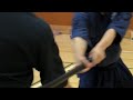 突きを捌く 古武術稽古 半身と間
