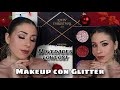 MAQUILLAJE NAVIDAD con Glitter ✨ + novedades LOWCOST: Lovin Christmas Corazona + Nam 🎀