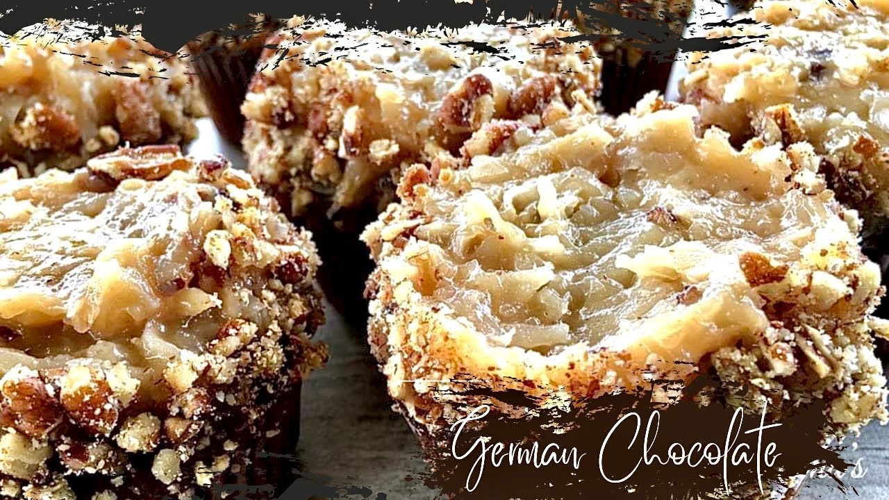 GERMAN CHOCOLATE CUPCAKES | DESSERT | JEMONICA K