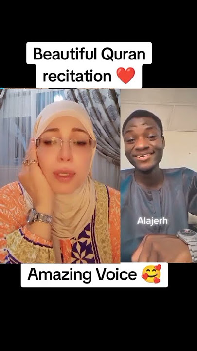 Amazing voice Quran recitation.