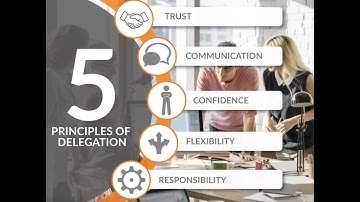 5 principles of delegation.