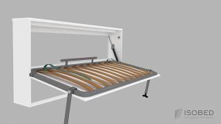 Video 3D montagem cama solteiro retrátil ISOBED  linha Silver