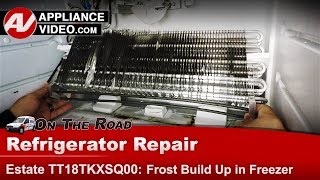 Estate Refrigerator Repair - Fresh Food Section Is Not Cooling - Defrost Heater Diagnostics