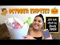 October Empties: Talking about my Beauty TRASH