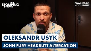 'BIPOLAR! BAD BEHAVIOUR!'  Oleksandr Usyk SLAMS John Fury After Headbutt & Previews Tyson Fight