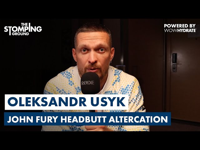 BIPOLAR! BAD BEHAVIOUR! - Oleksandr Usyk SLAMS John Fury After Headbutt u0026 Previews Tyson Fight class=