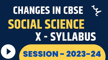 10th Class CBSE Social Science Syllabus  2023-24