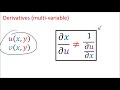 Tensor Calculus 1: Multi-variable Calculus Review (Updated with correction)