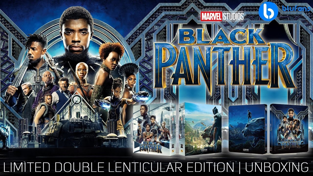 Black Panther | Blufans | Limited Double Lenticular Edition | Unboxing unpacking list python 3