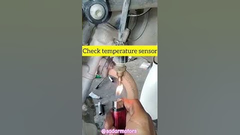 kese temperature sensor check kare!! #shorts #shortvideo #trendingshorts #youtubeshorts #automobile