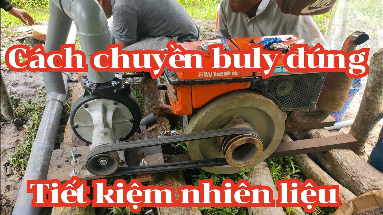 Chia sẽ chuyền buly cho động cơ dầu.(automatic watering system).