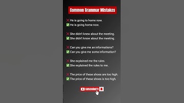Common Grammar Mistakes You Need to Avoid! 🚫✅