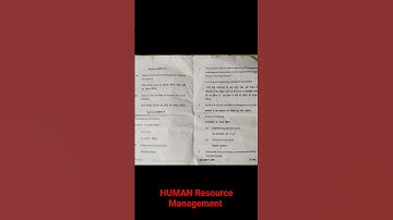 Human Resource Management (HRM) B.com3rd Year | University of Allahabad | by- Rishu #bcom3rdsemester