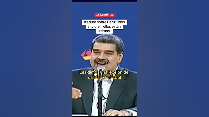 MADURO sobre PERÚ: "Nos ENVIDIAN ELLOS ESTÁN ÚLTIMOS" #shorts #maduro #venezuela #peru #futbol