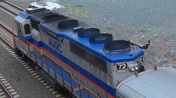 MARC Train With EMD GP39 #72